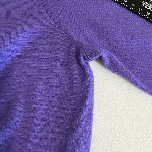 Kate Spade Purple Cardigan with Rhinestones Size XS - Picture 14 of 14